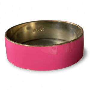 J.Crew Pink Gold Enamel Bangle Bracelet 1864
